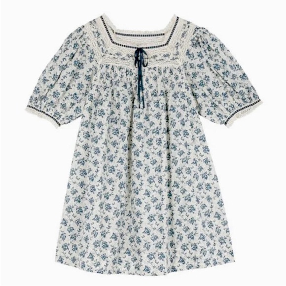 Doen Cadeau Dress in Songbird Toile - Picture 3 of 5